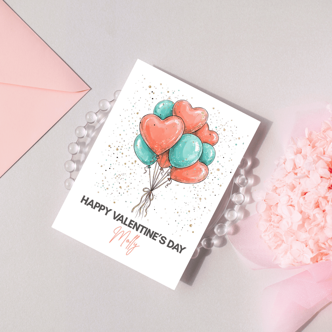 Personalised Valentine’s Day Card for couples, boyfriend and girlfriend, husband and wife, partners etc - Image 2