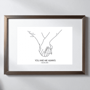 Holding Hands Fine Art | Valentine’s Day Card, Romantic Keepsake Gift