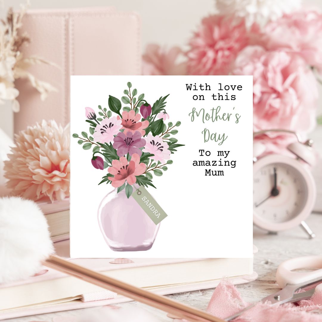 Mothers Day Floral Card - Image 3